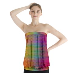 Colorful Sheet Strapless Top by LoolyElzayat