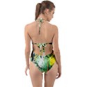 Coffee Land 2 Halter Cut-Out One Piece Swimsuit View2