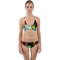 Coffee Land 2 Wrap Around Bikini Set by bestdesignintheworld