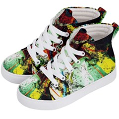 Coffee Land 2 Kid s Hi-top Skate Sneakers by bestdesignintheworld