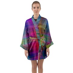 Colorful Sheet Long Sleeve Kimono Robe by LoolyElzayat