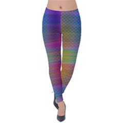 Colorful Sheet Velvet Leggings by LoolyElzayat