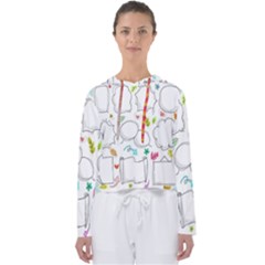 Set Chalk Out Chitchat Scribble Women s Slouchy Sweat