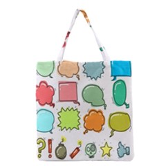 Set Collection Balloon Image Grocery Tote Bag by Nexatart