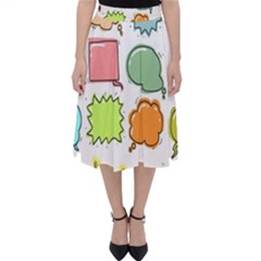 Set Collection Balloon Image Folding Skater Skirt by Nexatart