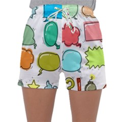 Set Collection Balloon Image Sleepwear Shorts by Nexatart