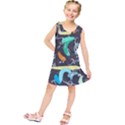 Repetition Seamless Child Sketch Kids  Tunic Dress View1