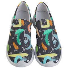 Repetition Seamless Child Sketch Women s Lightweight Slip Ons by Nexatart