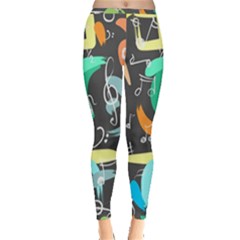 Repetition Seamless Child Sketch Inside Out Leggings