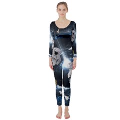 We Found Laika Long Sleeve Catsuit by Valentinaart