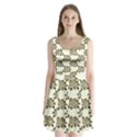 Camouflage Tropical Leaf Split Back Mini Dress  View1