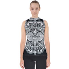 Ornate Hindu Elephant  Shell Top by Valentinaart