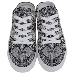 Ornate Hindu Elephant  Half Slippers