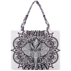 Ornate Hindu Elephant  Mini Tote Bag by Valentinaart