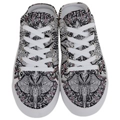 Ornate Hindu Elephant  Half Slippers