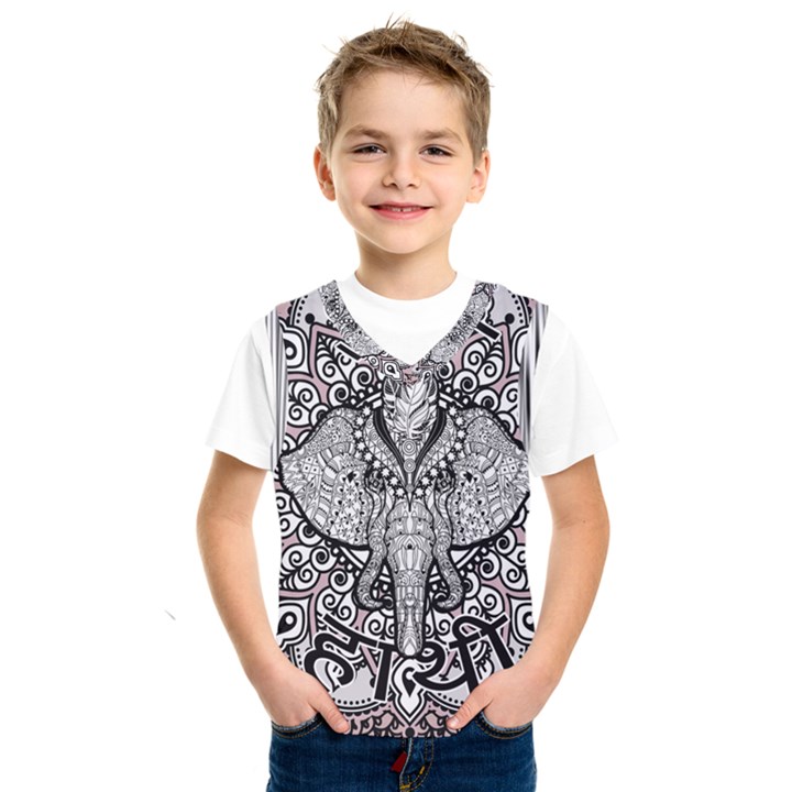 Ornate Hindu Elephant  Kids  SportsWear