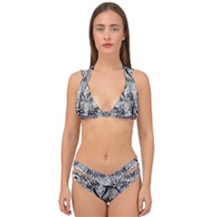 Ornate Hindu Elephant  Double Strap Halter Bikini Set by Valentinaart