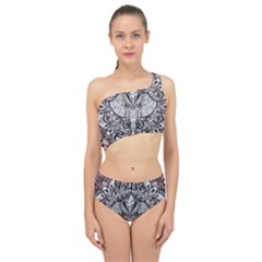 Ornate Hindu Elephant  Spliced Up Two Piece Swimsuit by Valentinaart