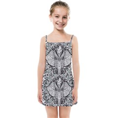 Ornate Hindu Elephant  Kids Summer Sun Dress