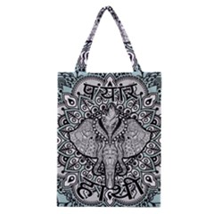 Ornate Hindu Elephant  Classic Tote Bag by Valentinaart