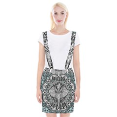 Ornate Hindu Elephant  Braces Suspender Skirt by Valentinaart