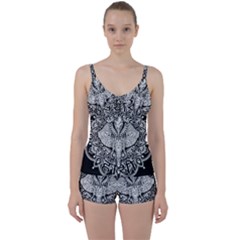 Ornate Hindu Elephant  Tie Front Two Piece Tankini by Valentinaart