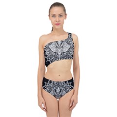 Ornate Hindu Elephant  Spliced Up Two Piece Swimsuit