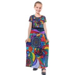 Self Exploration - Kids  Short Sleeve Maxi Dress