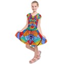 Arcturian Insight Grid - Kids  Short Sleeve Dress View1