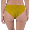 Yellow Alligator Skin Reversible Classic Bikini Bottoms View2