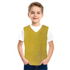 Yellow Alligator Skin Kids  Sportswear