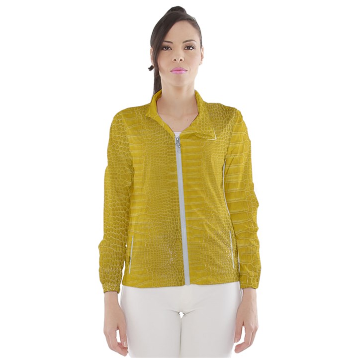 Yellow Alligator Skin Windbreaker (Women)