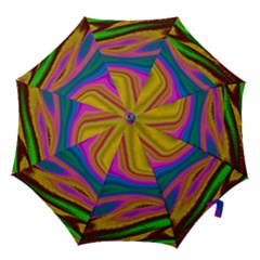 Colorful Waves Hook Handle Umbrellas (small) by LoolyElzayat