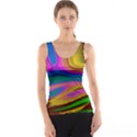 Colorful Waves Tank Top View1