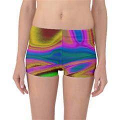 Colorful Waves Boyleg Bikini Bottoms by LoolyElzayat