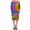 Colorful Waves Midi Pencil Skirt View1