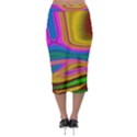 Colorful Waves Midi Pencil Skirt View2