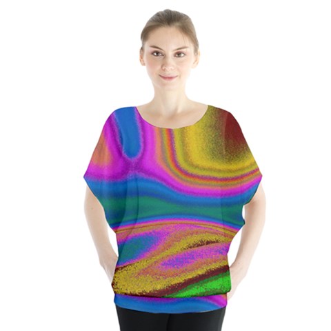 Colorful Waves Blouse by LoolyElzayat