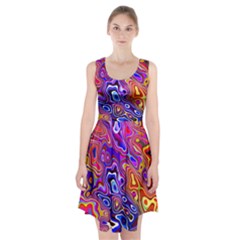 Colorful Texture                                          Racerback Midi Dress by LalyLauraFLM