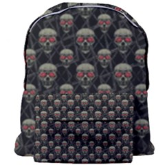 Skulls Motif Pattern Giant Full Print Backpack by dflcprints