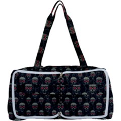 Skulls Motif Pattern Multi Function Bag	