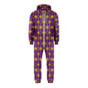 Purple Yellow Swirl Pattern Hooded Jumpsuit (Kids) View1