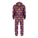 Purple Yellow Swirl Pattern Hooded Jumpsuit (Kids) View2