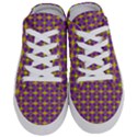 Purple Yellow Swirl Pattern Half Slippers View1