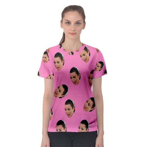 Crying Kim Kardashian Women s Sport Mesh Tee by Valentinaart