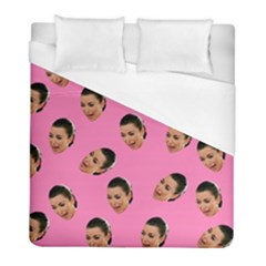 Crying Kim Kardashian Duvet Cover (full/ Double Size) by Valentinaart