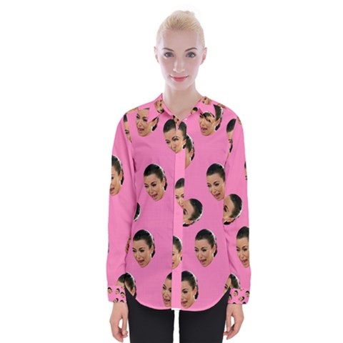 Crying Kim Kardashian Womens Long Sleeve Shirt by Valentinaart