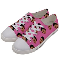 Crying Kim Kardashian Women s Low Top Canvas Sneakers by Valentinaart