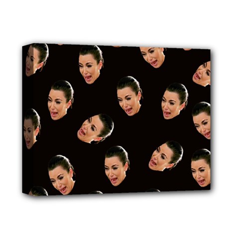 Crying Kim Kardashian Deluxe Canvas 14  X 11  by Valentinaart