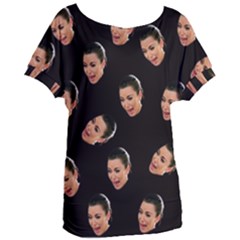 Crying Kim Kardashian Women s Oversized Tee by Valentinaart